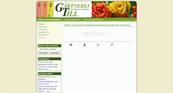 Desktop Screenshot of gaertnerei-till.at